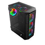 Xaser Xsr986 i5 12400F 16GB Ram 512GB M.2 NVMe SSD 8GB RTX4060 23.8 "Curved 180Hz Sıvı Soğutma Oyuncu Bilgisayarı