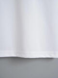 Unisex Oversize Bisiklet Yaka Düz Basic T-Shirt - BEYAZ