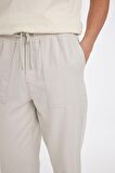 DeFacto Gabardin Pantolon Wide Straight Fit Bol Rahat Kesim Cepli Geniş Düz Paça C9159AX24AUBG766