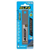 OLFA LFB-5B Florin Kaplı Geniş Maket Bıçağı Yedeği (5 li Tüp)