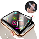 Apple Watch 38mm Aparatlı Polymer Nano Ekran Koruyucu Kolay Uygulanır