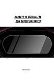 Audi A3 2021 2022 2023 12.3 İnç Dijital Hayalet Gösterge Uyumlu Nano Ekran Koruyucu