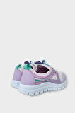 Çocuk Airfile Hafif Taban Kreş Ev Okul Bebe Spor Ayakkabısı BEYAZ - LİLA