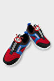 Çocuk Airfile Hafif Taban Kreş Ev Okul Spor Ayakkabı SİYAH - KIRMIZI