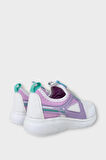 Çocuk Airfile Hafif Taban Kreş Ev Okul Spor Ayakkabı BEYAZ - LİLA
