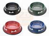 Köpek Kedi Renkli Metal Mama Su Kabı Hrb-138