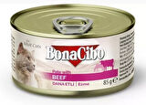 BonaCibo Ezme Dana Etli Yetişkin Yaş Kedi Maması 85gr