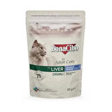 Bonacibo Soslu Ciğerli Pouch Yetişkin Kedi Yaş Maması 85Gr