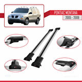 Pontiac Montana 2005-2009 Arası ile Uyumlu FLY Model Ara Atkı Tavan Barı Gri 2 Adet