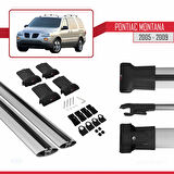 Pontiac Montana 2005-2009 Arası ile Uyumlu FLY Model Ara Atkı Tavan Barı Gri 2 Adet