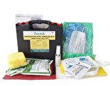 ENFEKSİYÖZ ATIK TEMİZLİK KİTİ (2 kullanım)
(Body fluid spill kit)