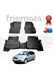 Ford C-max 3d Havuzlu Paspas 2003 - 2010 Arası Siyah 4 Parça