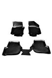 Seat Toledo 3d Paspas Havuzlu Sedan 2004 - 2012 Arası Siyah 4 Parça Set