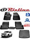 Jeep Renegade 3d Paspas + 3d Bagaj Havuzu 2015-2020 Arası Siyah Set