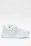 Çocuk Cırtlı Akıllı Bağcık Spor Ayakkabı BEYAZ