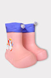 Çocuk Kışlık Su Geçirmez Yağmur Botu PUDRA