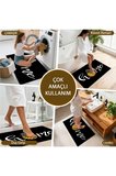 Banyo Paspası, Yumuşak Banyo Halısı, Kaymaz Dot Tabanlı, Yıkanabilir - 60x100