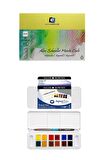 Alex A5 Monte Carlo 10 Yp 21x14,8 Cm Sulu Boya Defteri Daler Rowney Aquafine Suluboya Set 12'li
