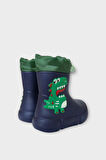 Çocuk Kışlık Su Geçirmez Yağmur Botu LACİVERT