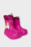 Çocuk Kışlık Su Geçirmez Yağmur Botu FUŞYA