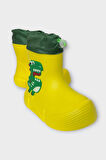 Çocuk Kışlık Su Geçirmez Yağmur Botu SARI