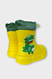 Çocuk Kışlık Su Geçirmez Yağmur Botu SARI