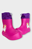 Çocuk Kışlık Su Geçirmez Yağmur Botu FUŞYA - MOR