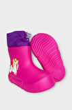 Çocuk Kışlık Su Geçirmez Yağmur Botu FUŞYA - MOR
