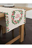 Yılbaşı Runner Örtüsü Yeniyıl Noel Runner 40x140