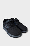 Çocuk Bağcıklı Cırtlı Çocuk Spor Ayakkabı SİYAH - FÜME