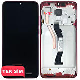 Tkgz Xiaomi Redmi NOTE 8 PRO Lcd Ekran Dokunmatik SERVİCE PACK - FULL ÇITALI KIRMIZI