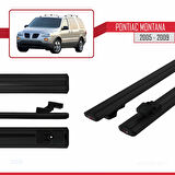 Pontiac Montana 2005-2009 Arası ile Uyumlu BASIC Model Ara Atkı Tavan Barı Siyah 2 Adet