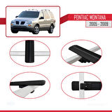 Pontiac Montana 2005-2009 Arası ile Uyumlu BASIC Model Ara Atkı Tavan Barı Siyah 2 Adet
