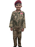 YENİ TİP JANDARMA KAMUFLAJ BORDO BERELİ ÇOCUK TAKIMI 
