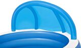 SU Pompalı-Bestway 54337 Gölgelikli, Minderli Aile KEYİF Havuzu