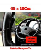 Universal Kamyon Tır Otobüs Dikmeli Direksiyon Kılıfı 45 × 10Cm