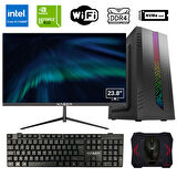 Xaser Xsr923 i5 13400F 16GB Ram 256GB M.2 NVMe SSD 2GB GT610 23.8" Monitör  Masaüstü Ofis Bilgisayarı
