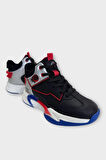 Çocuk Boğazlı Basketbol Tarzı Spor Ayakkabı SİYAH