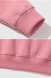Unisex Yumuşak Dokulu İki İnsan Tutku Baskılı Tasarım Oversize 3 İplik Hoodie Sweatshirt