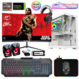 Xaser Xsr907 Ryzen 7 5700x 16GB Ram 512GB M.2 NVMe SSD 8GB RTX4060Ti 27"Curved 180Hz Sıvı Soğutma Oyun Bilgisayarı