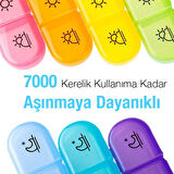 Ally Taşınabilir 7 Günlük Haftalik Hap Ilaç Vitamin Saklama Kutusu Kabı