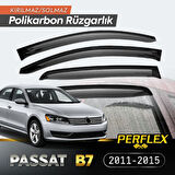 Periboia VW Passat B7 2011-2015 Cam Rüzgarlığı V2 Düz