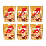Nescafe 3 ü 1 Arada Sütlü Köpüklü 17,4 gr 20 li Paket x 6 Adet