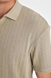 DeFacto Regular Fit Kısa Kollu Dokulu Triko Polo Tişört D4810AX24SMKH96