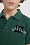 DeFacto Erkek Çocuk Waffle Kısa Kollu Polo Tişört C1594A824SMGN259