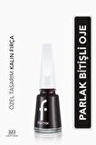 Flormar Klasik Parlak Bitişli Yüksek Pigmentli Oje - Nail Enamel- 323 Cherry Dessert New- 8682536035910