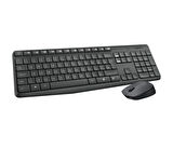 LOGITECH MK235 Kablosuz Q TR Koyu Gri Klavye,Mouse