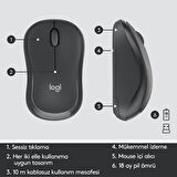Logitech MK295 Kablosuz SİYAH Klavye Mouse Set 920-009804