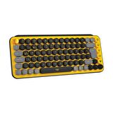 Logitech Pop Keys Kablosuz Mekanik Emoji Klavye Sarı Siyah 920-010818