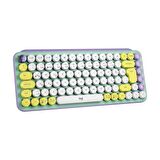 Logitech Pop Keys Kablosuz Mekanik Emoji Klavye Sarı Lila 920-010819
